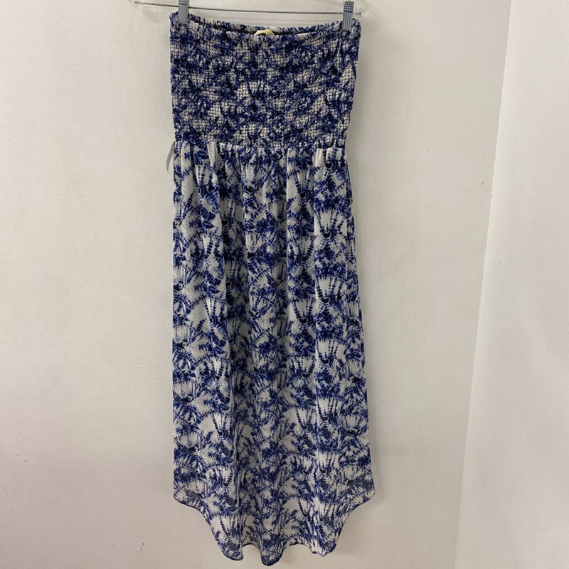 MICHAEL KORS WOMEN'S DRESS blue/white M