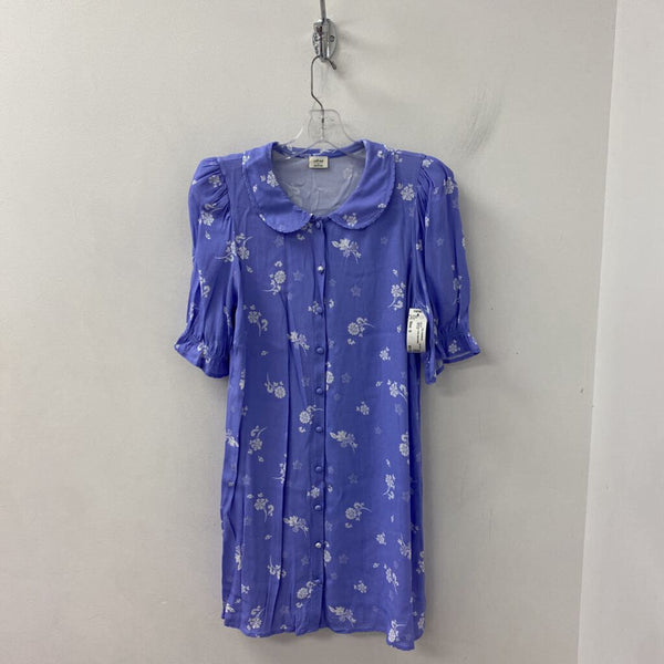 WILFRED WOMEN'S DRESS blue/white S