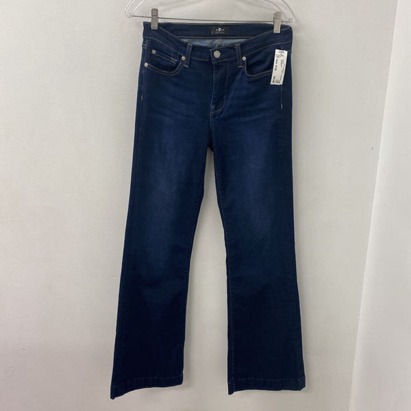 7 FOR ALL MANKIND WOMEN'S JEANS blue S/28