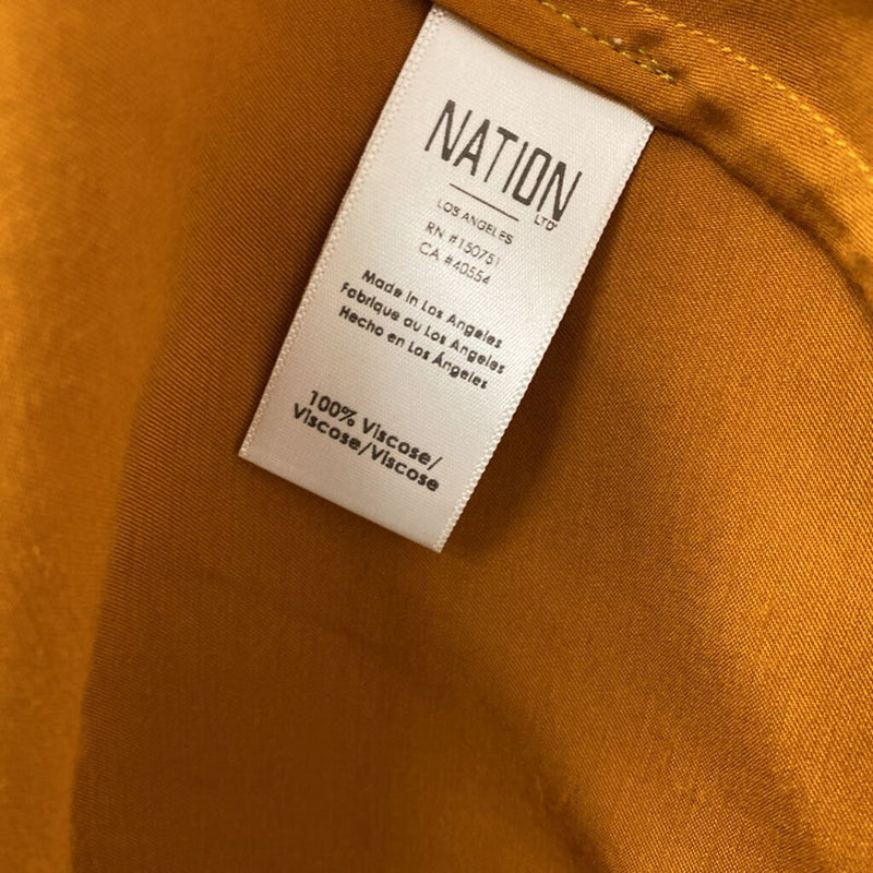NATION WOMEN'S DRESS burnt orange S