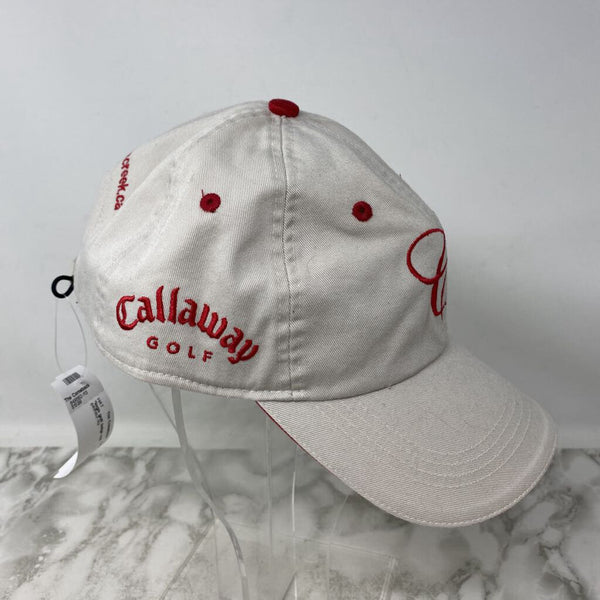 CALLAWAY WOMEN'S HAT beige red