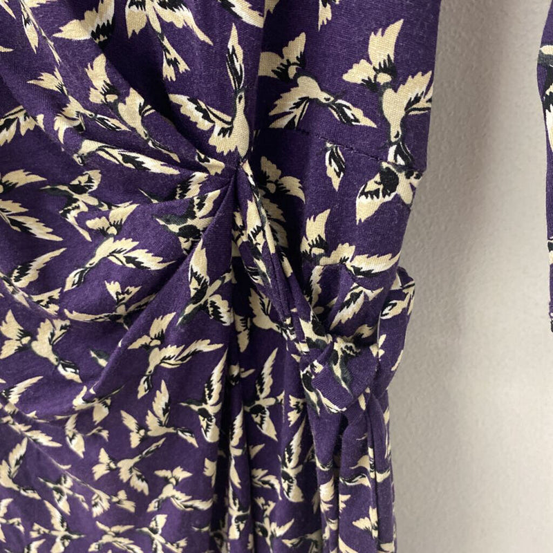 CHAPS WOMEN'S DRESS purple beige black 2