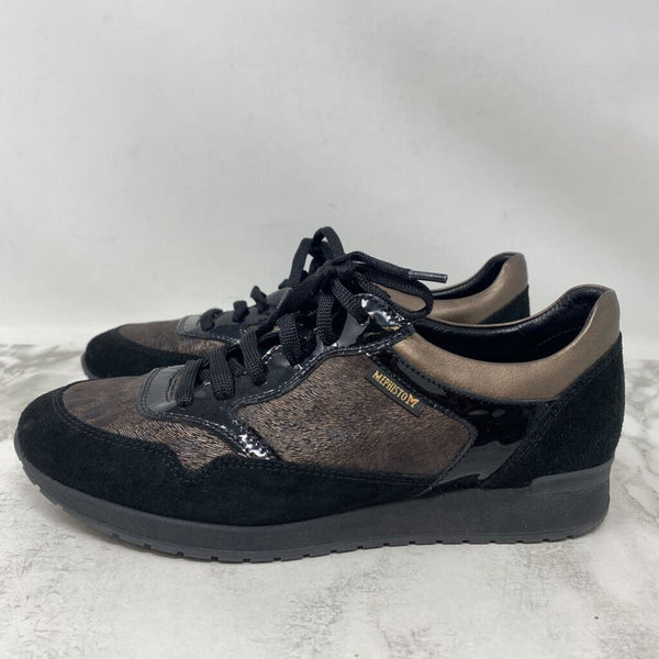 MEPHISTO WOMEN'S SNEAKERS brown black 7