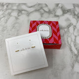 STELLA & DOT WOMEN'S EARRINGS clear gold