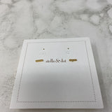 STELLA & DOT WOMEN'S EARRINGS clear gold