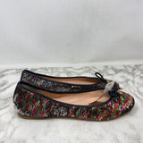 KATE SPADE WOMEN'S FLATS silver black multi 10