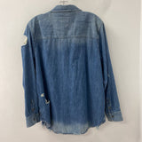AMERICAN EAGLE WOMEN'S BLOUSE/SHIRT blue XL