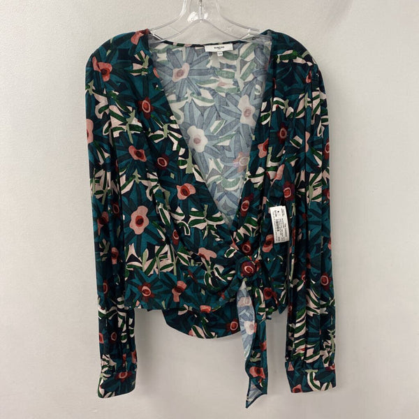 SUNCOO paris WOMEN'S BLOUSE/SHIRT green red pink 3/m