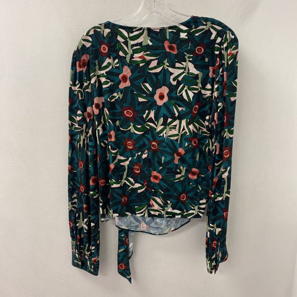 SUNCOO paris WOMEN'S BLOUSE/SHIRT green red pink 3/m