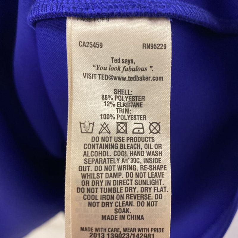 TED BAKER WOMEN'S DRESS purple 8US/3