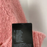 SANDRO WOMEN'S SWEATER pink black mix S