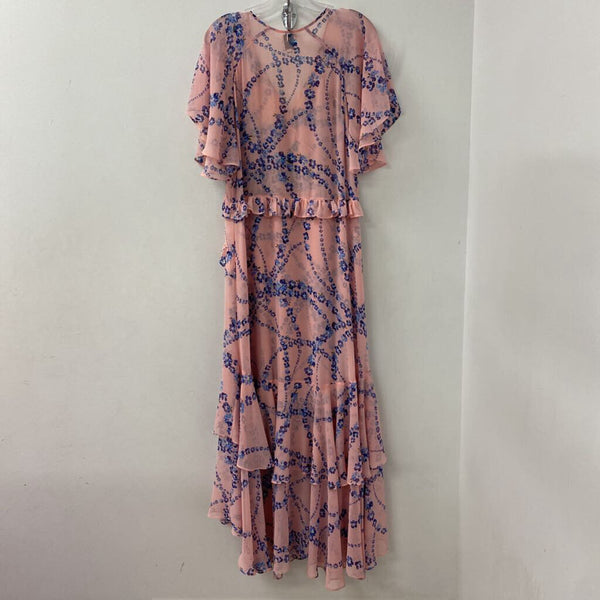 Misa WOMEN'S PARTY DRESS pink blue L