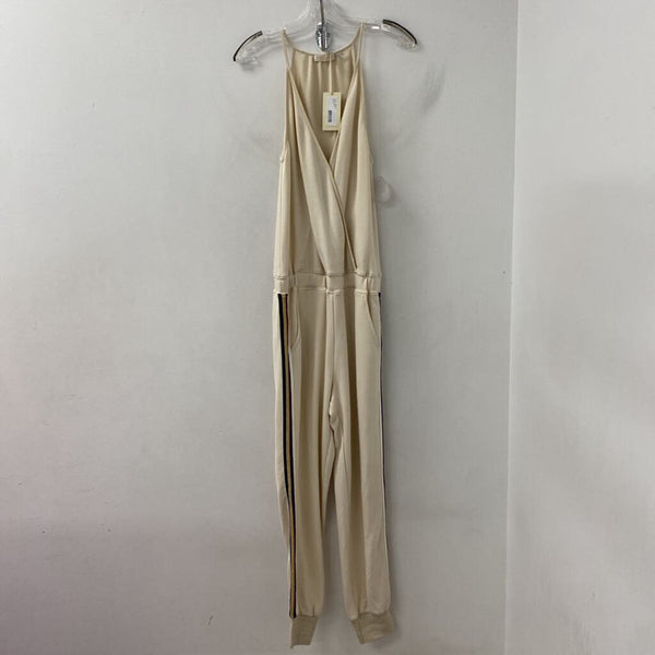 RAMY BROOK WOMEN'S JUMPSUIT beige navy gold M