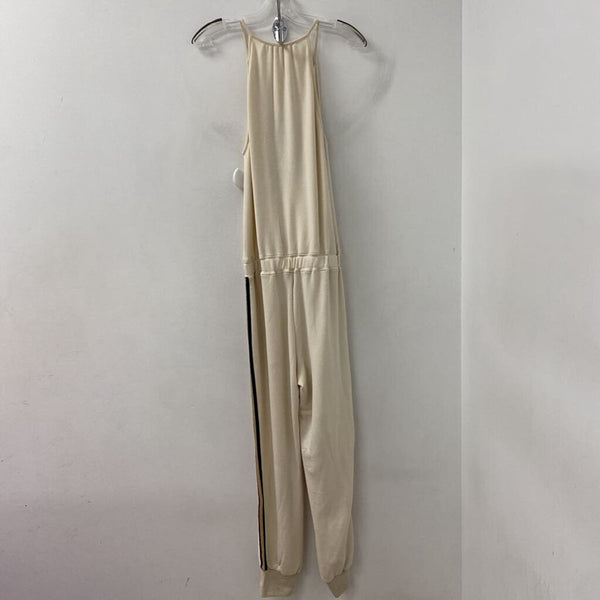 RAMY BROOK WOMEN'S JUMPSUIT beige navy gold M