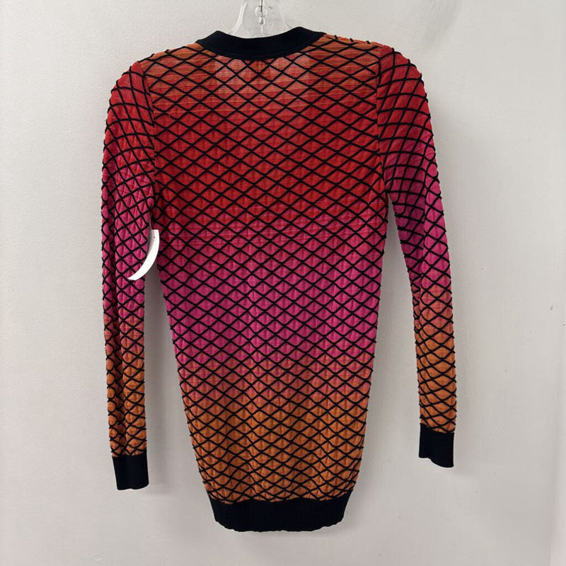 MISSONI WOMEN'S CARDIGAN black pink orange S