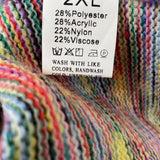 WOMEN'S SWEATER multi marled L