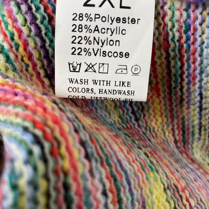 WOMEN'S SWEATER multi marled L
