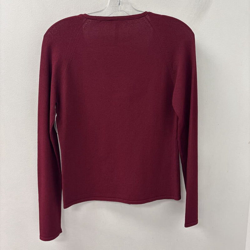 SARAH PACINI WOMEN'S CARDIGAN burgundy 1/S