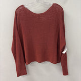 SARAH PACINI WOMEN'S TOP brick red S/M