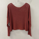 SARAH PACINI WOMEN'S TOP brick red S/M