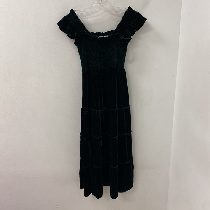 Hill House WOMEN'S DRESS emerald green XS