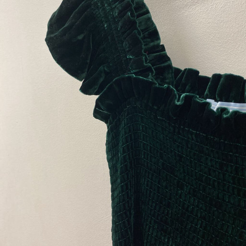 Hill House WOMEN'S DRESS emerald green XS
