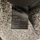 H&M WOMEN'S COAT black white mix S