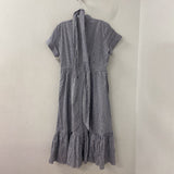 J CREW WOMEN'S DRESS blue white mix 6
