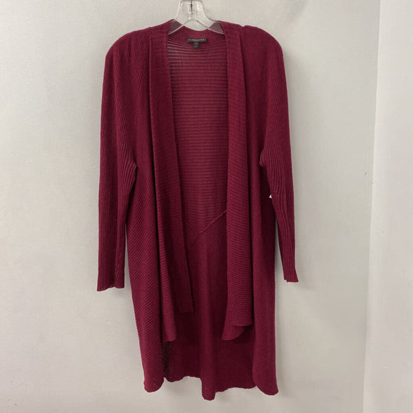 EILEEN FISHER WOMEN'S CARDIGAN dark raspberry 2X