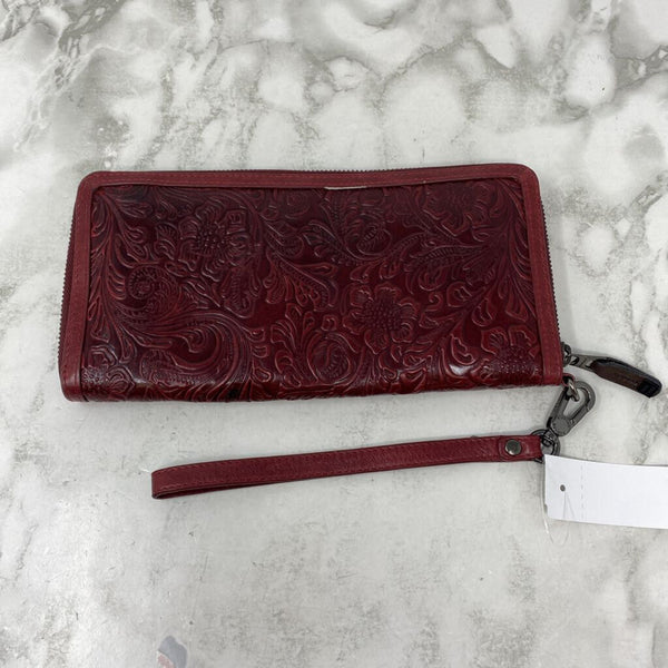 RUDSAK WOMEN'S WALLET/WRISTLET burgundy