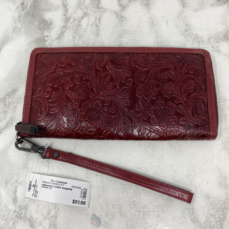 RUDSAK WOMEN'S WALLET/WRISTLET burgundy