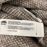 ROOTS WOMEN'S SWEATER grey brown mix L