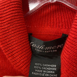 Lord & Taylor WOMEN'S CASHMERE red S