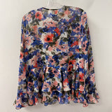 Misa WOMEN'S TOP blue pink white mix M