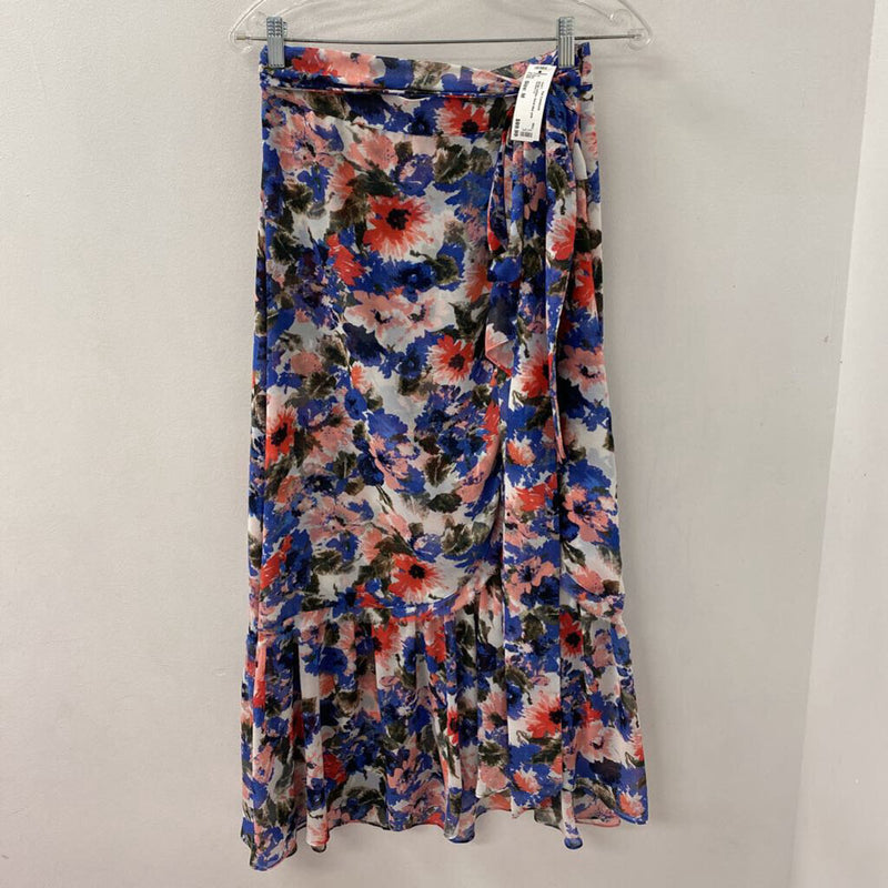 Misa WOMEN'S SKIRT blue pink white mix M