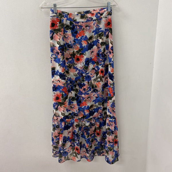 Misa WOMEN'S SKIRT blue pink white mix M