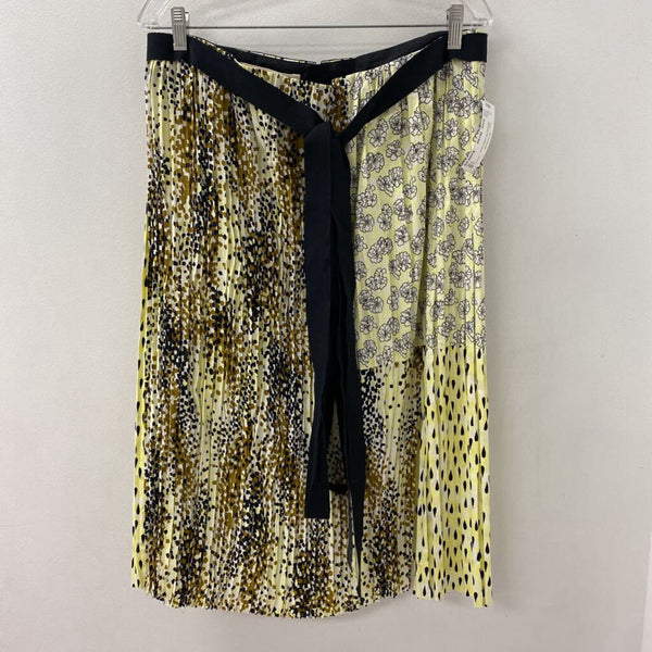 MARNI WOMEN'S SKIRT yellow black cream 10/46