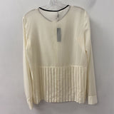 THEORY WOMEN'S BLOUSE/SHIRT cream black M