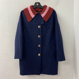 TARA JARMON WOMEN'S COAT navy red pink 10/42