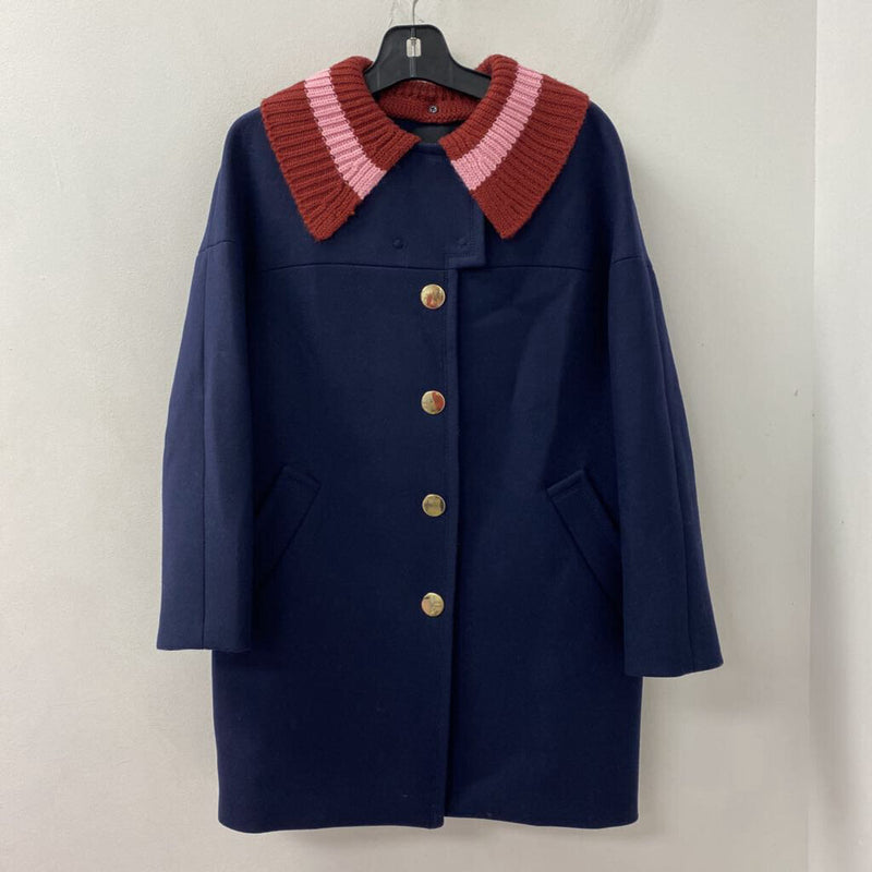 TARA JARMON WOMEN'S COAT navy red pink 10/42