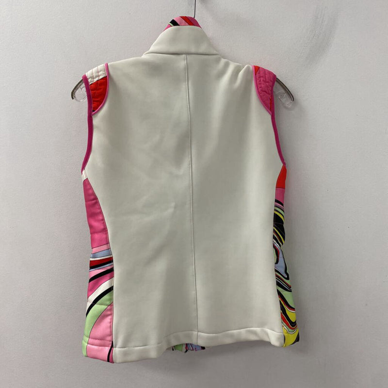 WOMEN'S VESTS OUTERWEAR white pink mix M/L