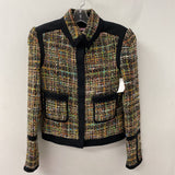 PINK TARTAN WOMEN'S BLAZER/JACKET black multi 4/s
