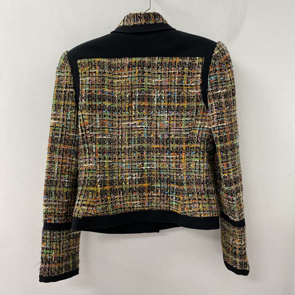 PINK TARTAN WOMEN'S BLAZER/JACKET black multi 4/s