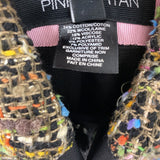 PINK TARTAN WOMEN'S BLAZER/JACKET black multi 4/s