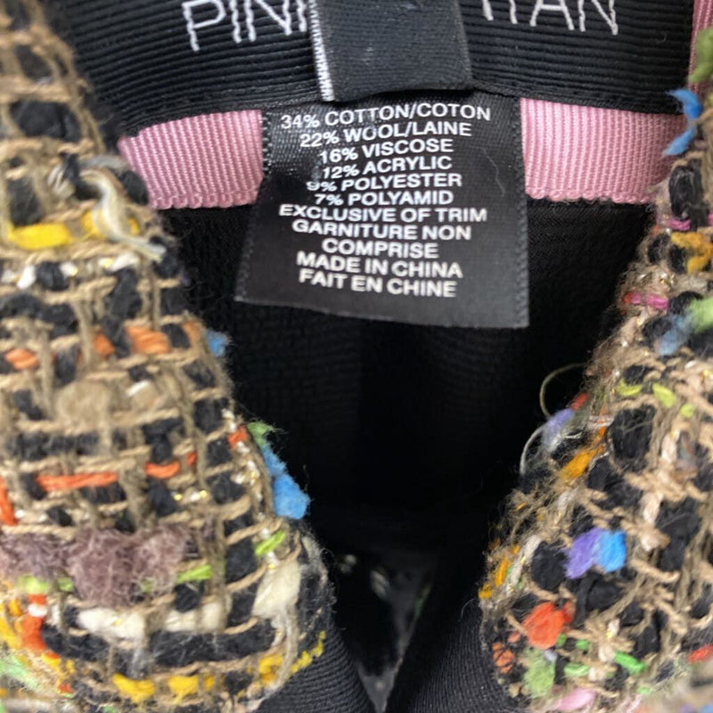 PINK TARTAN WOMEN'S BLAZER/JACKET black multi 4/s