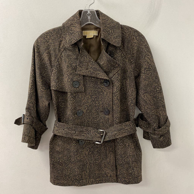 MICHAEL/Michael Kors WOMEN'S COAT brown black s