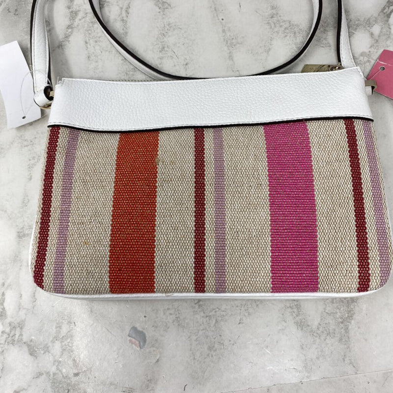 KATE SPADE WOMEN'S BAG pink tan white mix