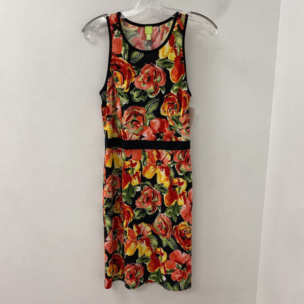 TRISTAN WOMEN'S DRESS black lforal M
