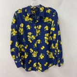 Banana Republic WOMEN'S BLOUSE/SHIRT navy yellow S