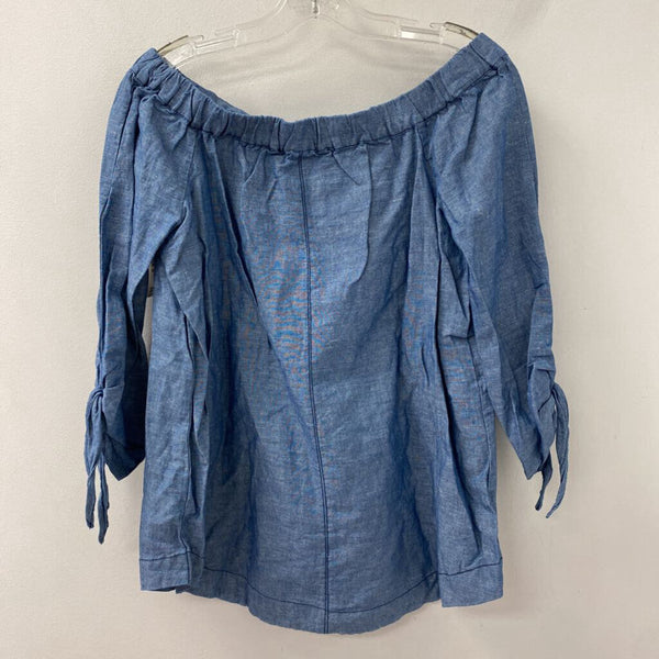 FREE PEOPLE WOMEN'S TOP blue S